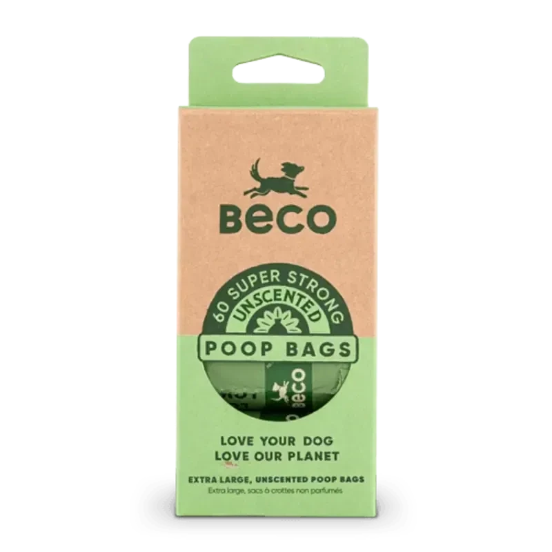 Beco Large Dog Poop Bags - Unscented