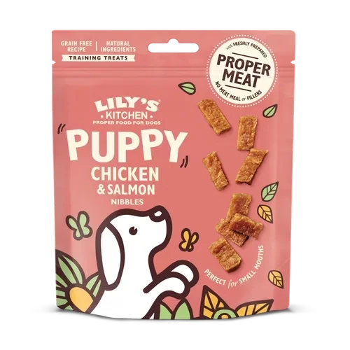 Chicken and Salmon Nibbles Puppy Treats
