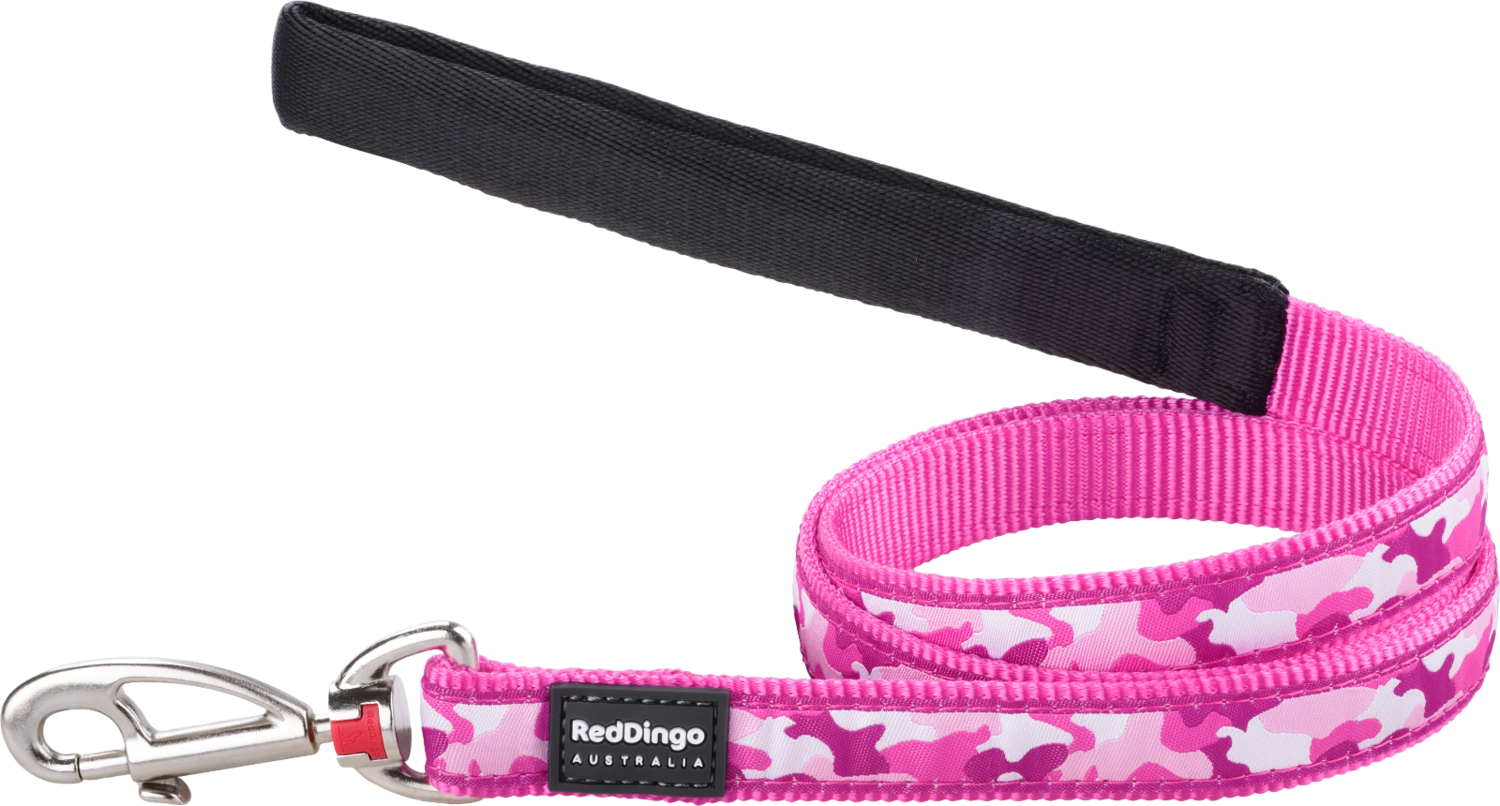 Red Dingo Pink Camouflage Lead