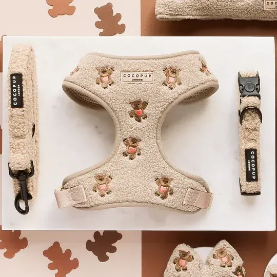 COCOPUP Theo Embroidered Teddy Harness