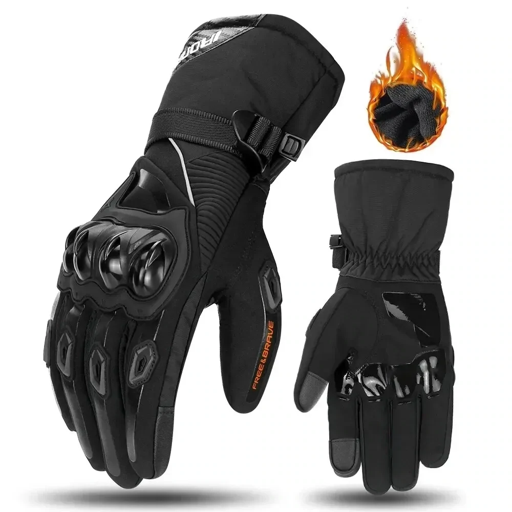 Guantes de Moto a Prueba de Viento con Pantalla Táctil: Protección y Comodidad para Motocross e Invierno