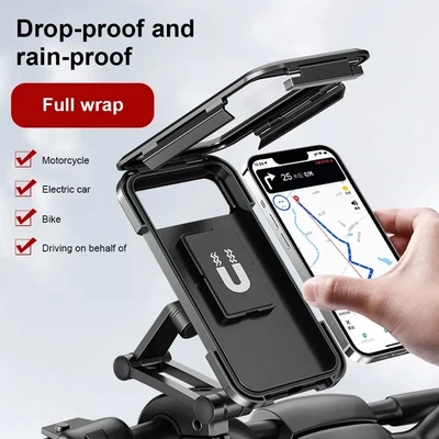 ¡Maximiza tu Aventura en Moto con el Soporte Universal 360° para Teléfono Móvil! Resistente al Agua, Ajustable y Perfecto para GPS en Bicicletas y Motocicletas