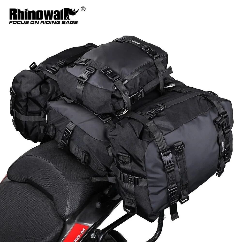 Bolsa de Asiento Trasero para Motocicleta: Impermeable, Disponible en 10L, 20L o 30L, Bolsa de Equipaje Multifuncional con Correa de Hombro