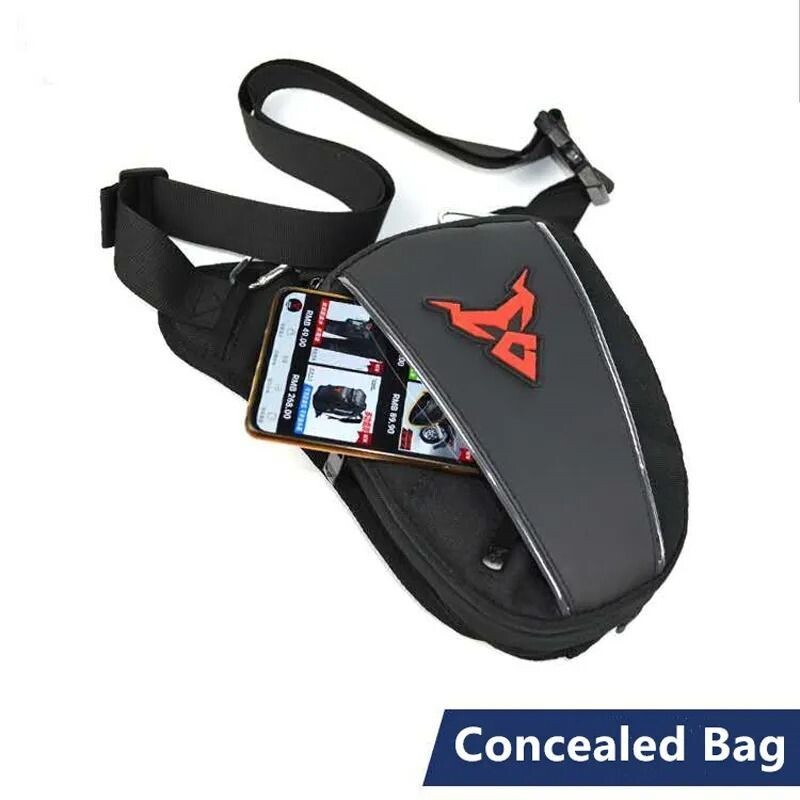Bolsa de Pierna Impermeable con Diseño Táctico Militar: Riñonera de Viaje para Teléfono Móvil y Accesorios