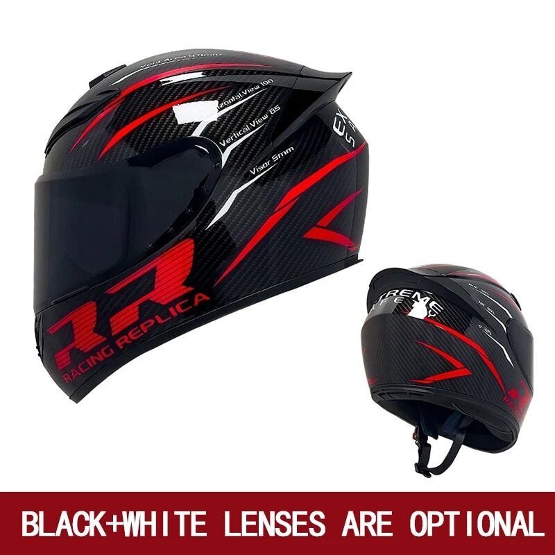 Casco de motocicleta para hombres y mujeres, casco de motocicleta cubierto, lente antivaho retro universal para mantener el calor, cuatro estaciones