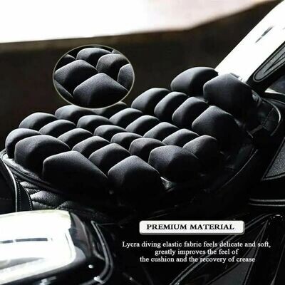 Funda de almohada de Gel 3D para motocicleta, cojín de asiento Universal antideslizante, protector solar duradero