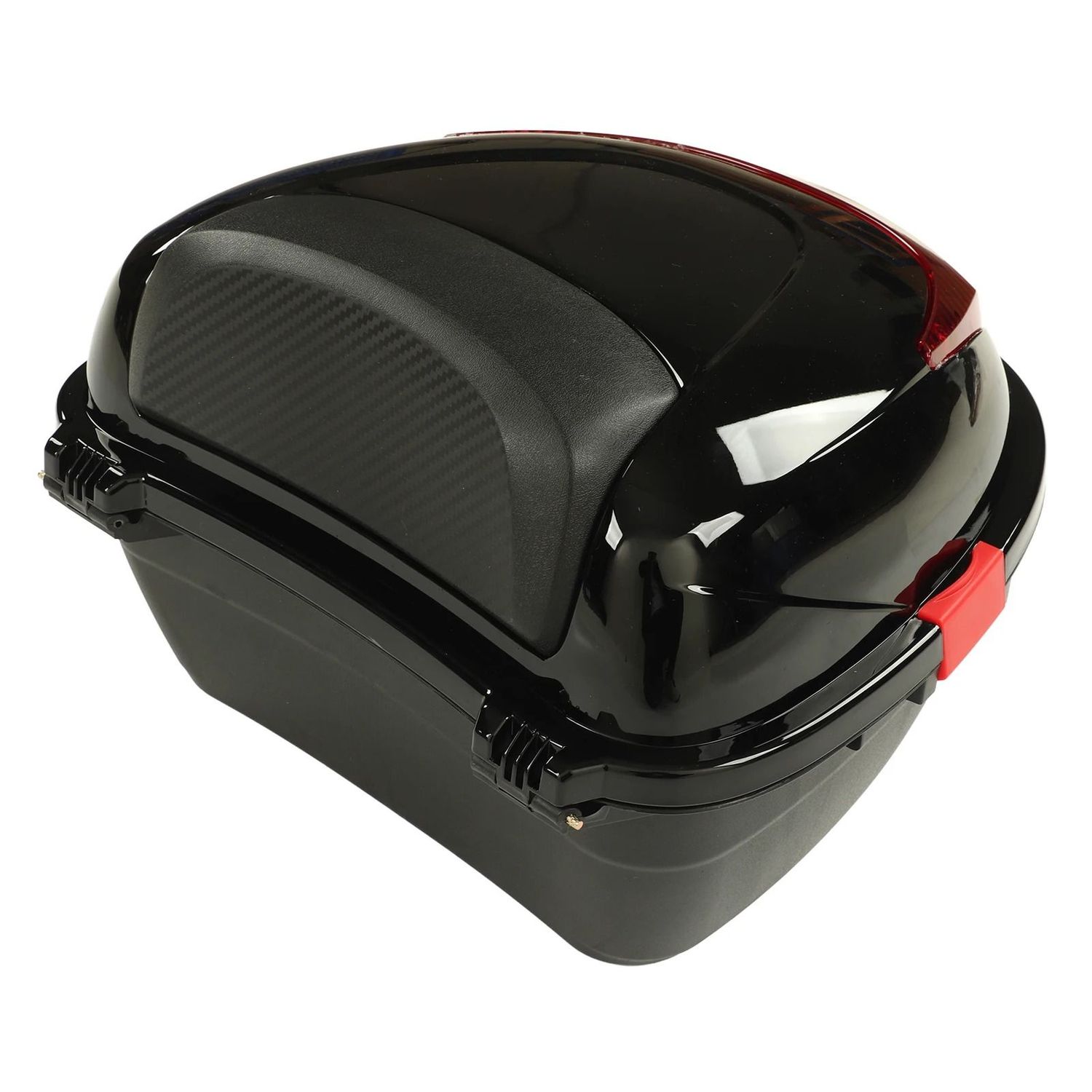 Caja superior trasera de motocicleta de alta resistencia, estuche de almacenamiento para maletero trasero de motocicleta, caja trasera de Motor de bicicleta eléctrica bloqueable impermeable