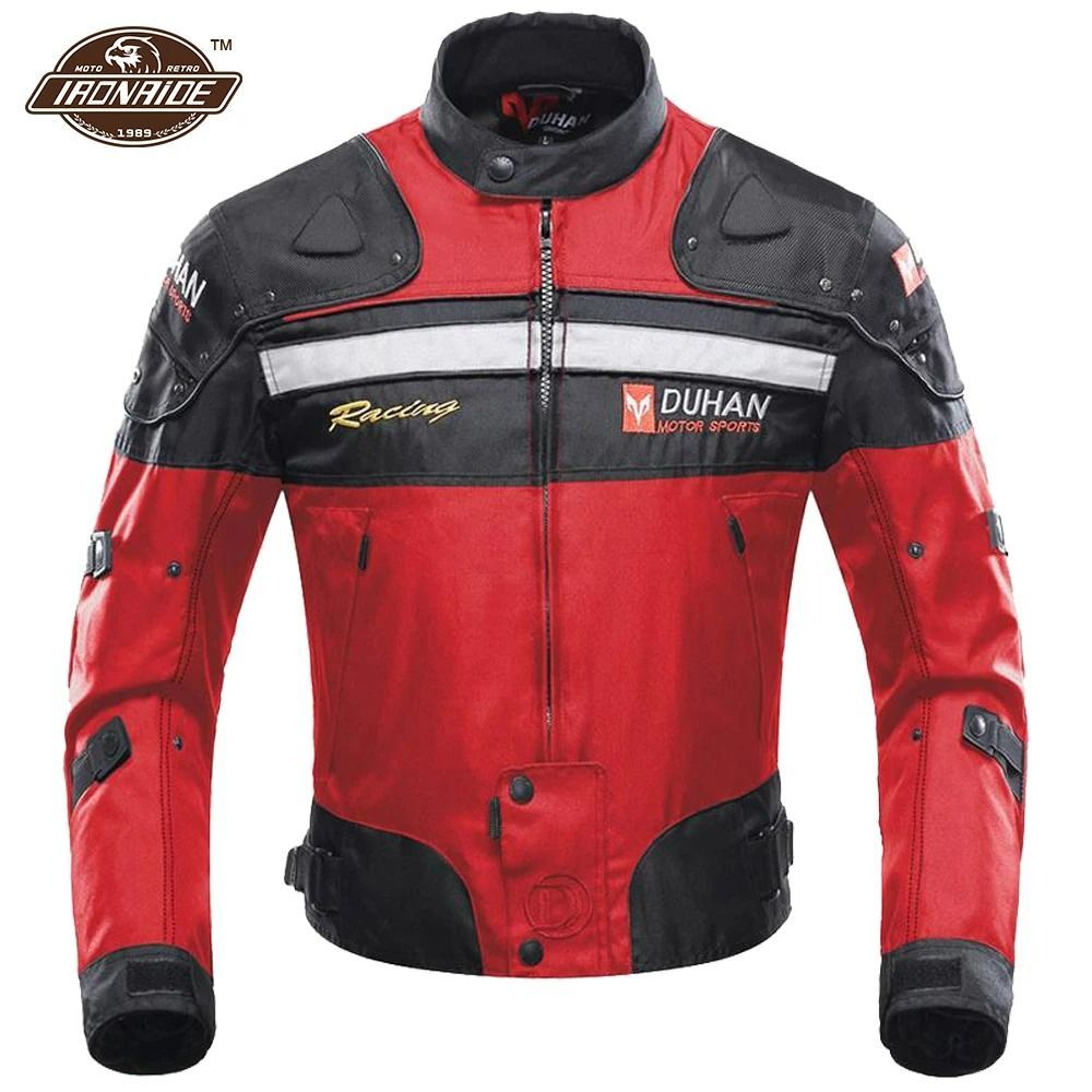 DUHAN chaqueta de Motocross a prueba de viento, pantalones de motocicleta, chaqueta de motocicleta para hombre, armadura corporal resistente al desgaste, ropa de Moto para invierno