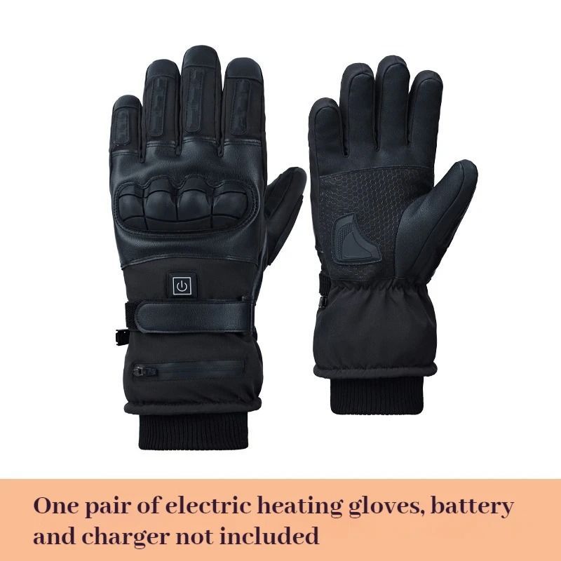 Guantes calefactores eléctricos para motociclismo, batería de litio para un calor duradero, pantalla táctil antideslizante para invierno y exteriores