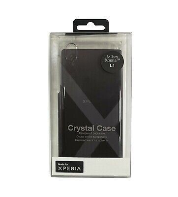 Muvit Crystal Case Back / Hardcover Schutzhülle für Sony Xperia L1 transparent