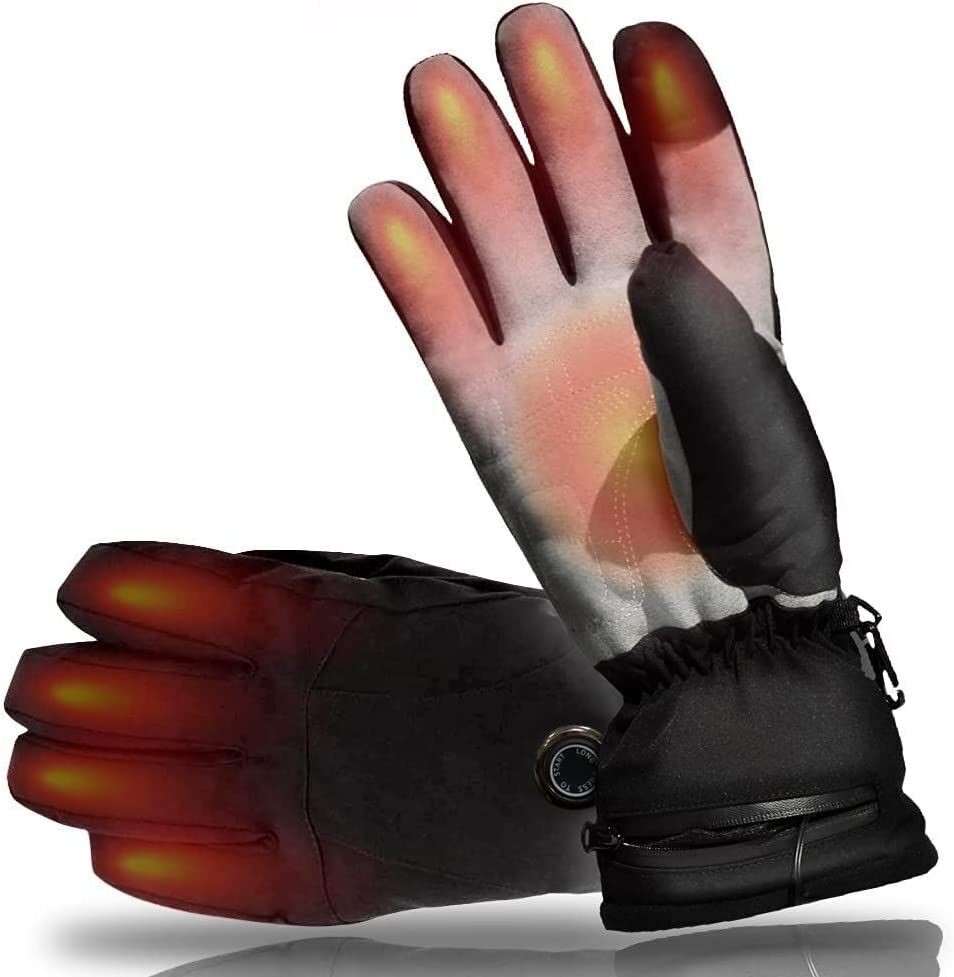 AROMA SEASON Beheizbare Handschuhe für Herren Damen, Winter Raynauds  Krankheit Wasserdicht & Winddicht Arbeitshandschuhe Motorrad Jagd Angeln  Reiten S/M