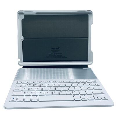 Bluetooth-Tastatur-Hülle BK2003 9.7 Zoll iPad Air Ständerfunktion Inateck Grau