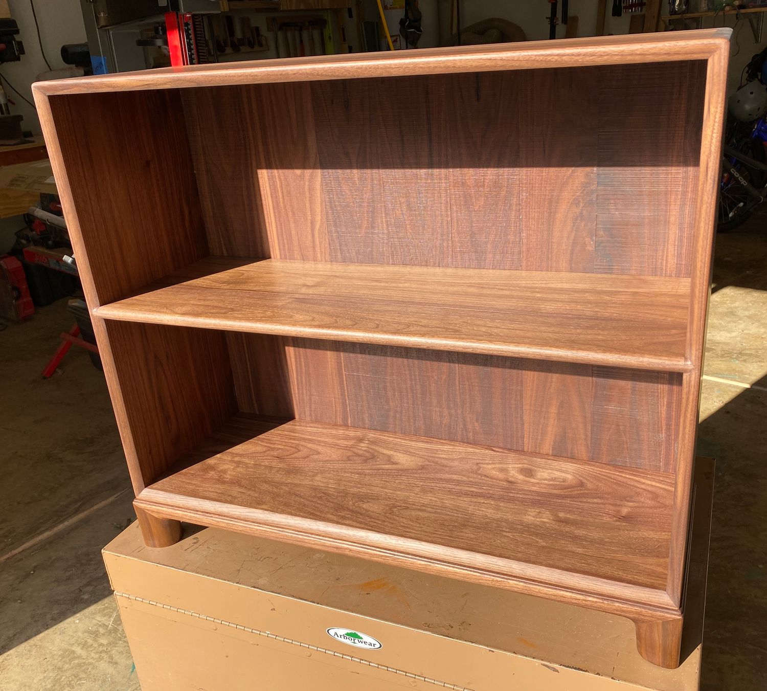 Low bookshelf