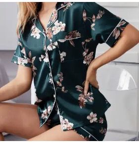 Floral Print PJ Set