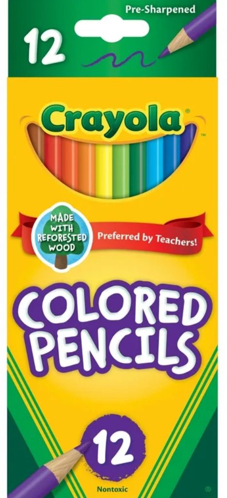 Crayola colored Pencils 12 Count