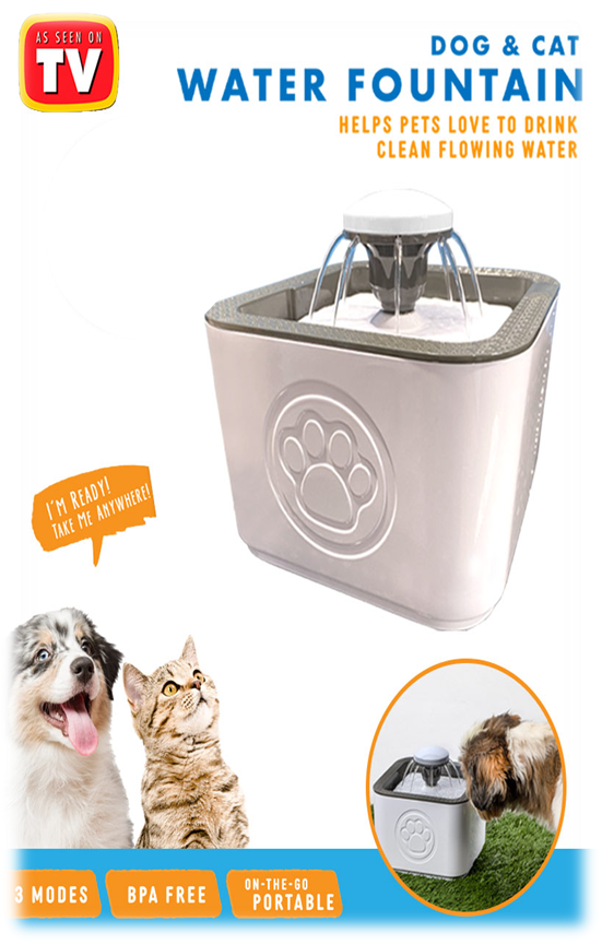 Pet water fountain