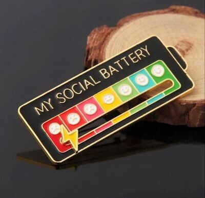 Pin - My social battery
