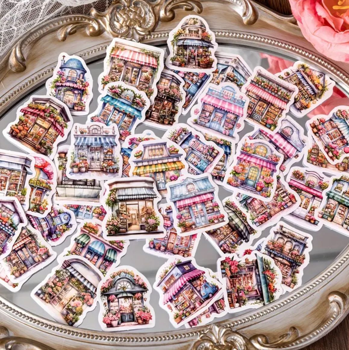 Sticker tienditas/ paquete de 5