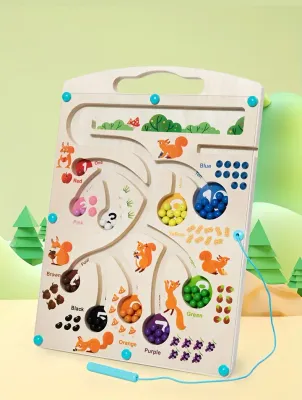 Juguete Montessori con lapiz magnetico