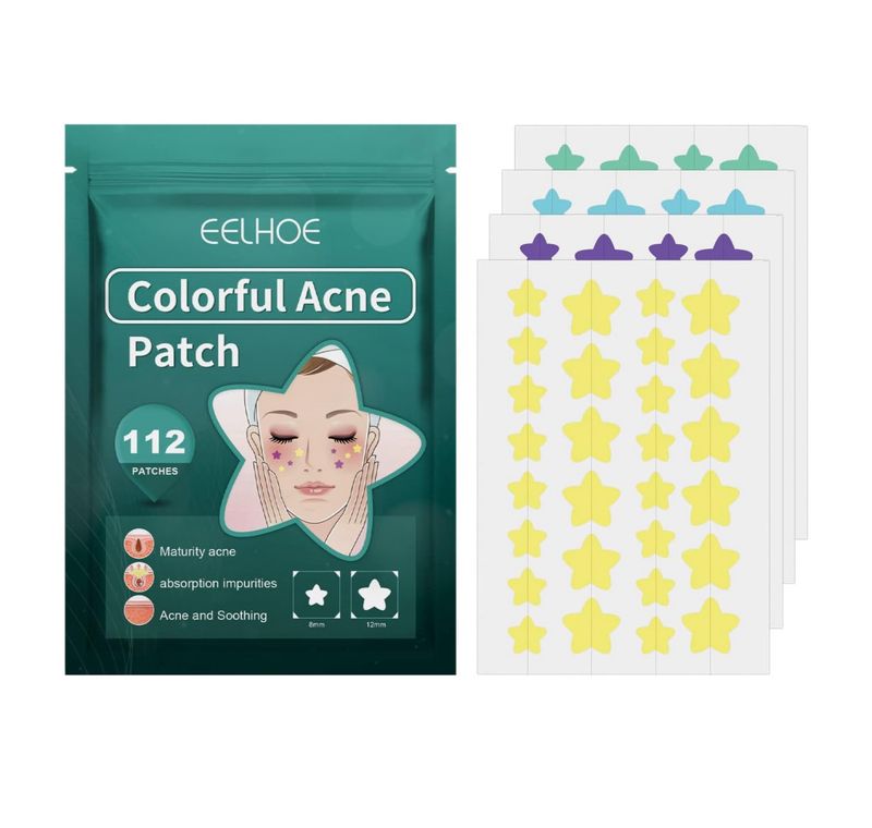Acne parches - Estrellas de colores