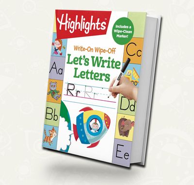 Write-On Wipe-Off Let's Write Letters | Highlights