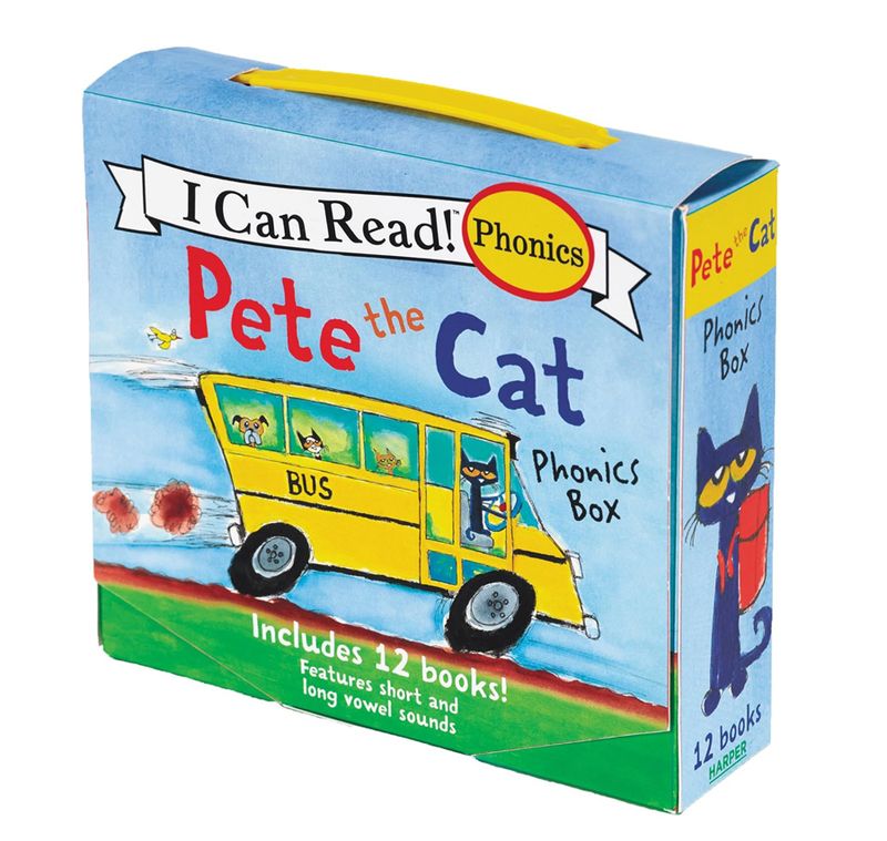 Pete the Cat 12-Book Phonics Fun