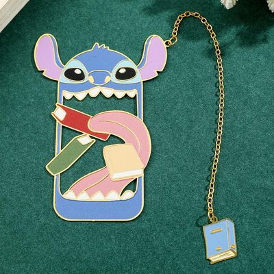 Separador Metálico Stitch Devora Libros