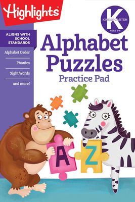 Kindergarten Alphabet Puzzles Practice Pad | Highlights