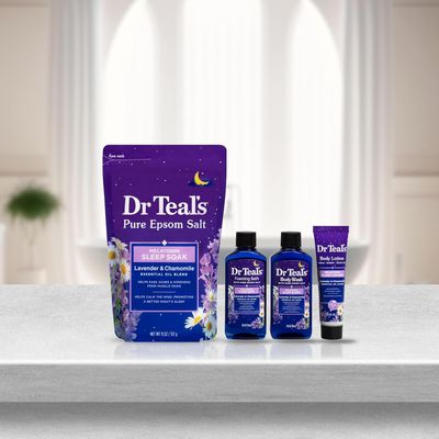 Dr Teals - Set de noche - Melatonina, lavanda y manzanilla