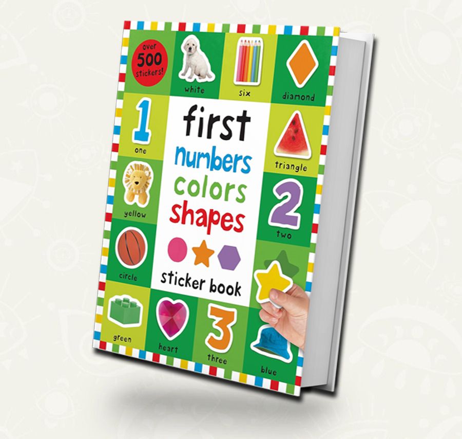 First Numbers, Colors, Shapes: 500 Stickers