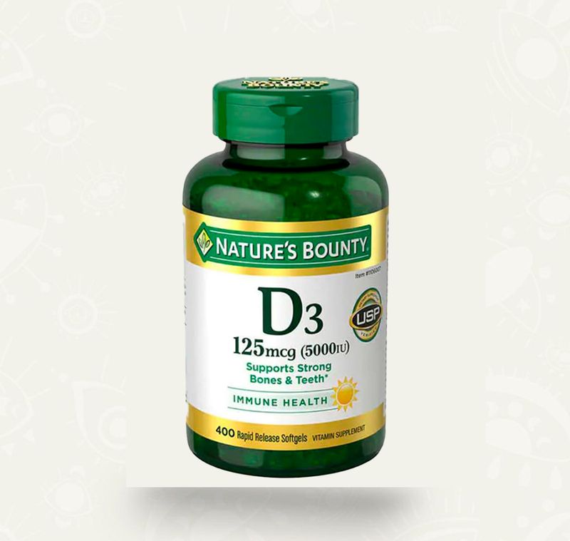 Vitamina D3 natures bounty | 400 capsulas | EUA