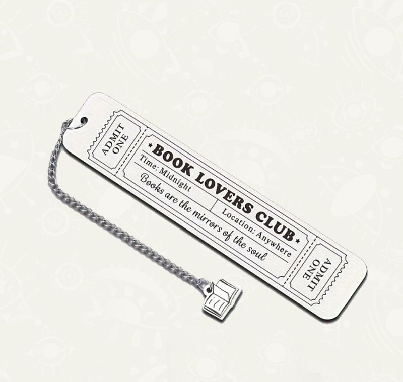 separador metalico/ book lovers club