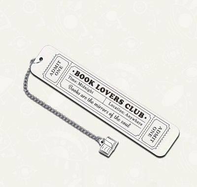 separador metalico/ book lovers club