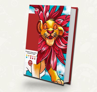 Libro de colorear los mejores animales Disney/ España