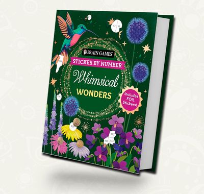 Brain Games - Sticker by Number: Whimsical Wonders