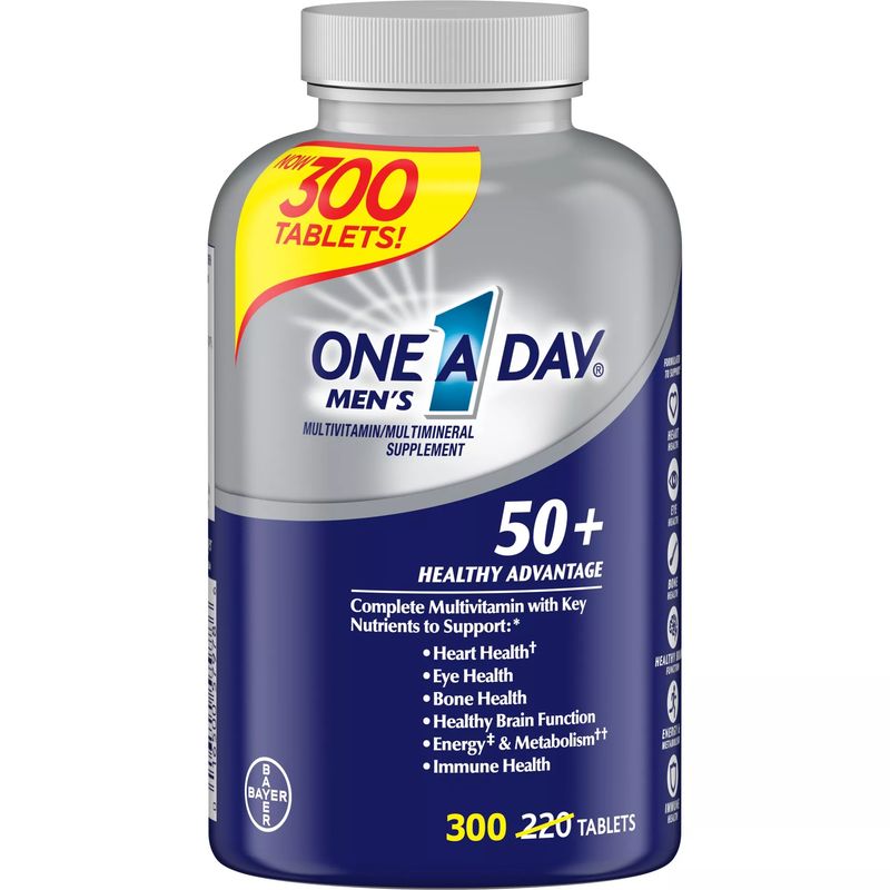 Multivitaminico y Multimineral para Hombre / One a day /300 tabletas / Suplemento