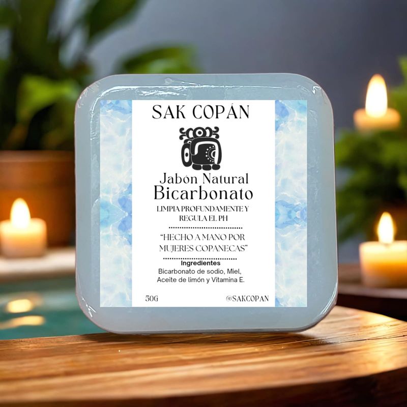Jabon natural - Bicarbonato / 50 G