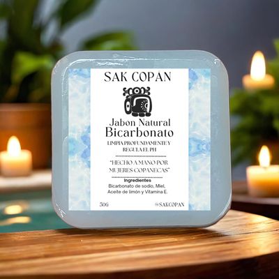 Jabon natural - Bicarbonato / 50 G