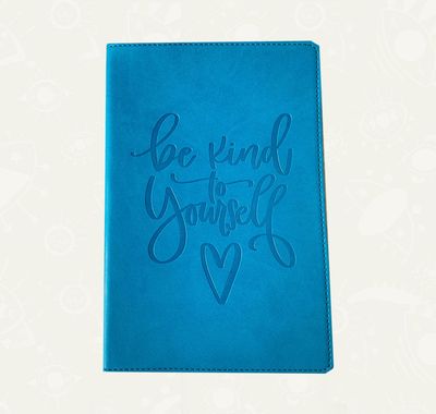 Libreta "Be Kind to Yourself" - Tapa tipo cuero