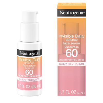 Protector Solar Facial Invisible con Suero Hidratante - SPF 60 - Neutrogena Bloqueador