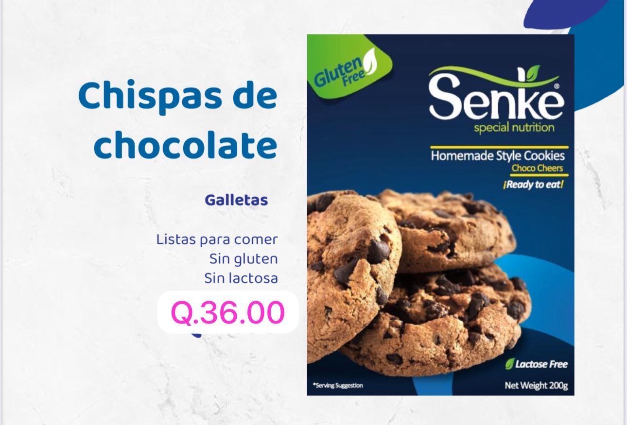 Galletas sin gluten | Chispas de chocolate - Senke