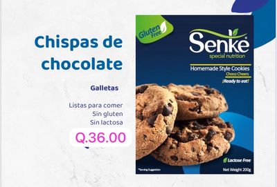 Galletas sin gluten | Chispas de chocolate - Senke