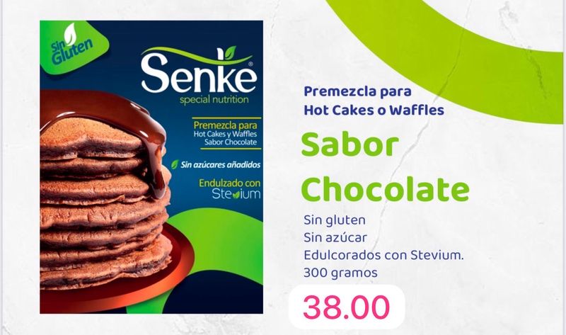 Mezcla para panqueques | Sabor chocolate - Gluten free - Senke