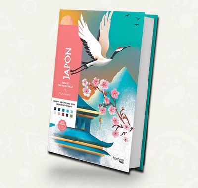 Libro de colorear Japon/ España