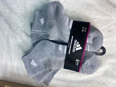 Calcetas ADIDAS bajas color gris - 6 pares