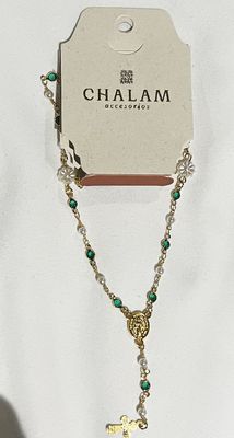 Rosario color esmeralda | Accesorio
