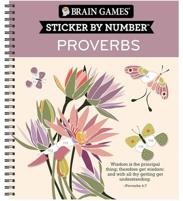 Brain Games - Sticker by Number - Proverbs