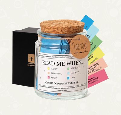 Tarro de versiculos de la Biblia