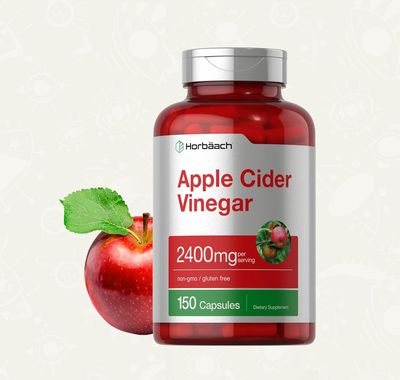 Capsulas de Vinagre de Manzana - Horbäach | 2400 mg | 150 cápsulas