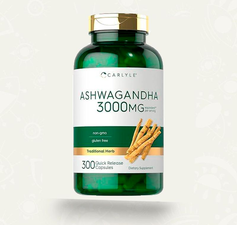 Ashwagandha 3000mg - Carlyle | 300 capsulas | Suplemento
